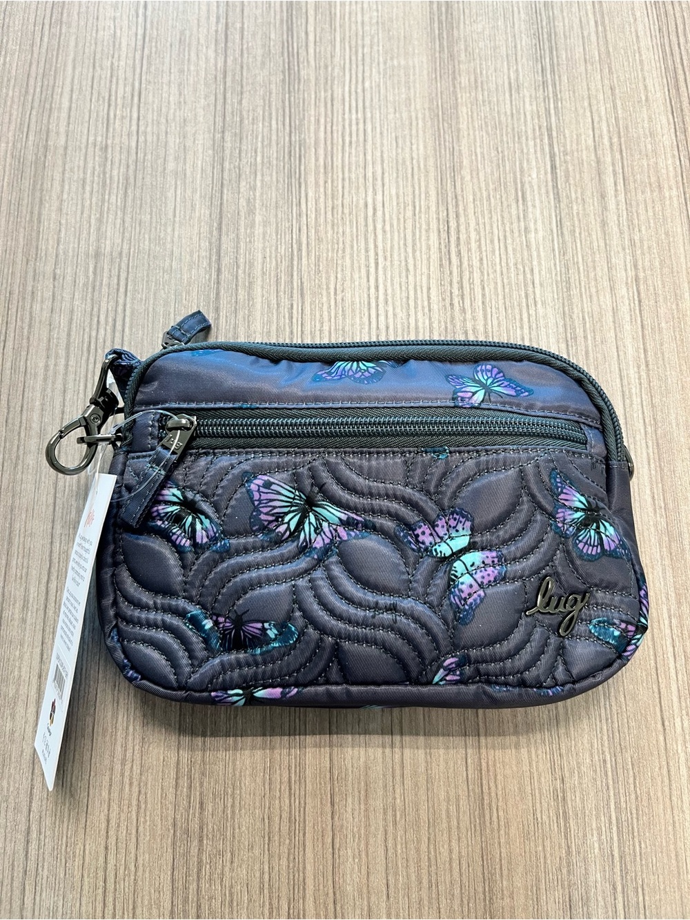 Lug Super Coupe Convertible Crossbody Bag
Butterfly Grey - NWT